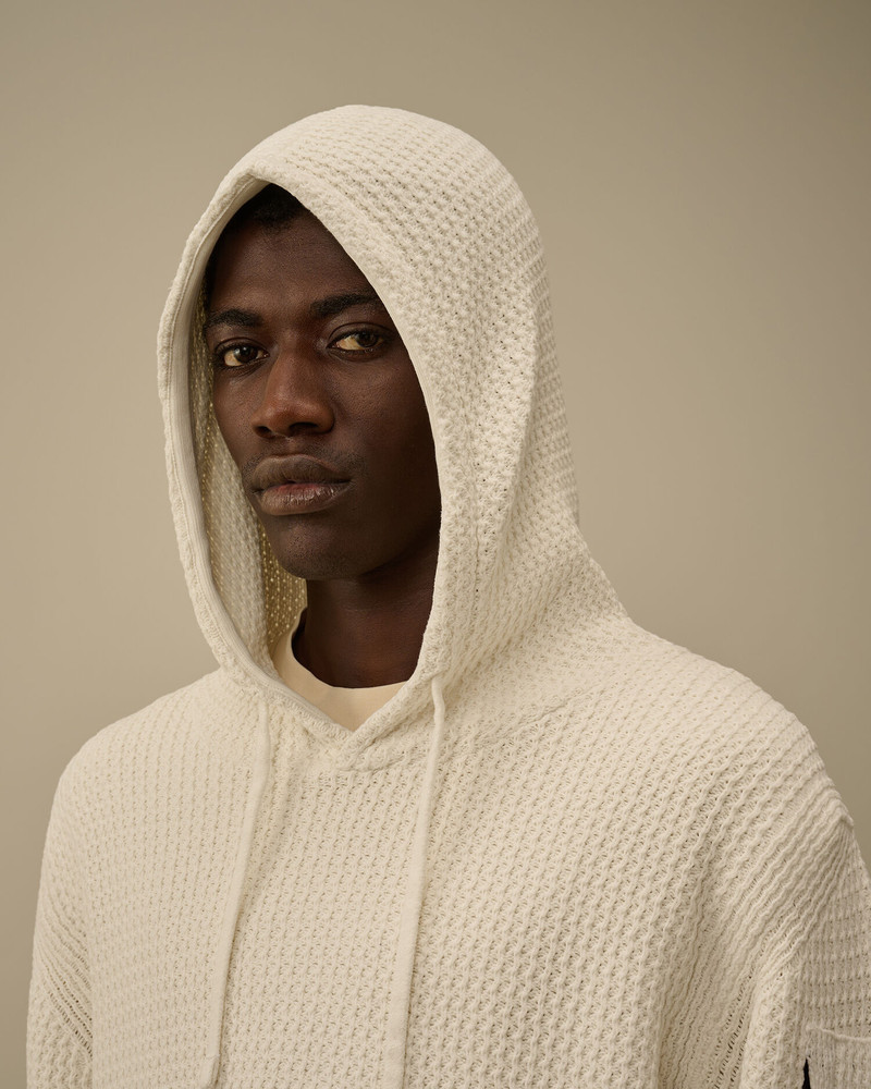 Cotton Chenille Hooded Sweater 6