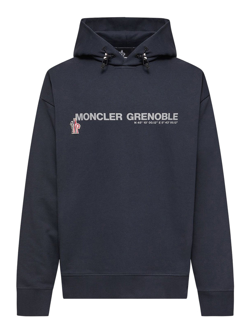 Moncler Grenoble LOGOED COTTON HOODIE outlook
