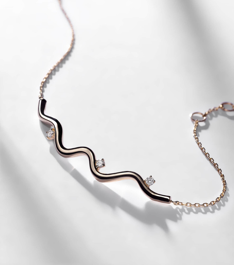 Harbor Lights 10kt gold bracelet with diamonds 4