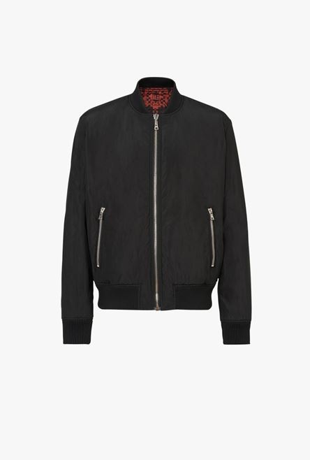 Reversible multicolor nylon bomber jacket - 9
