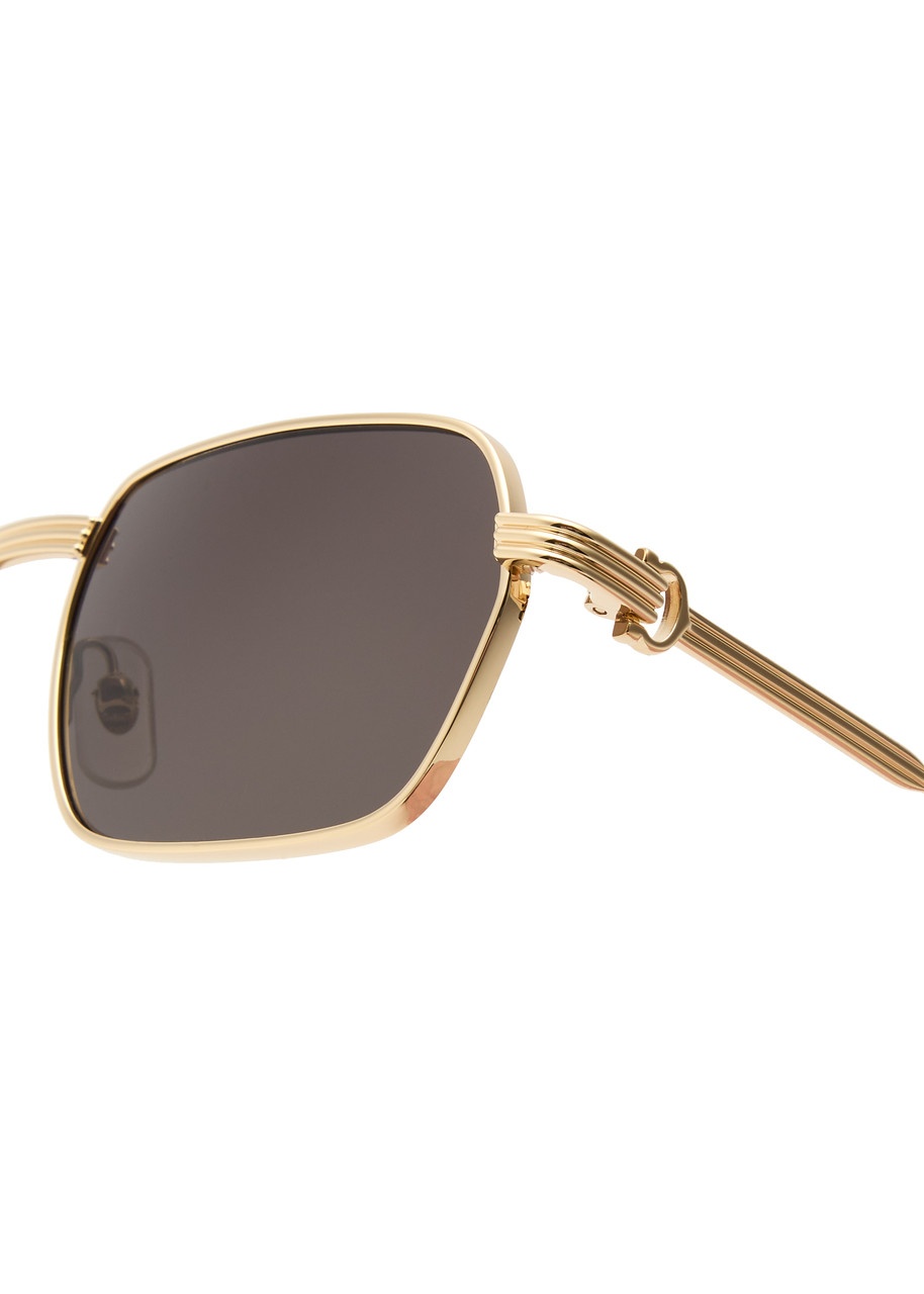 Cartier Rectangle-frame Sunglasses - 3