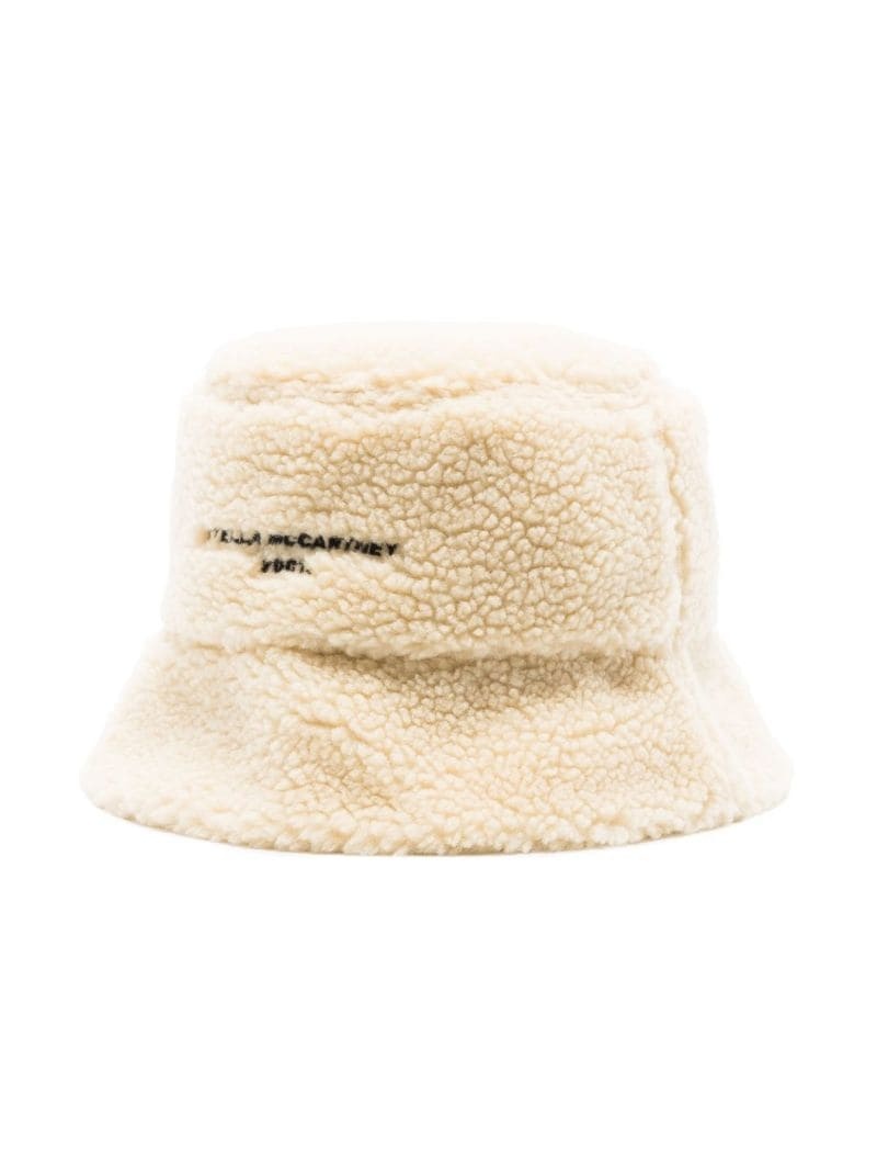 reversible faux-shearling bucket hat - 3