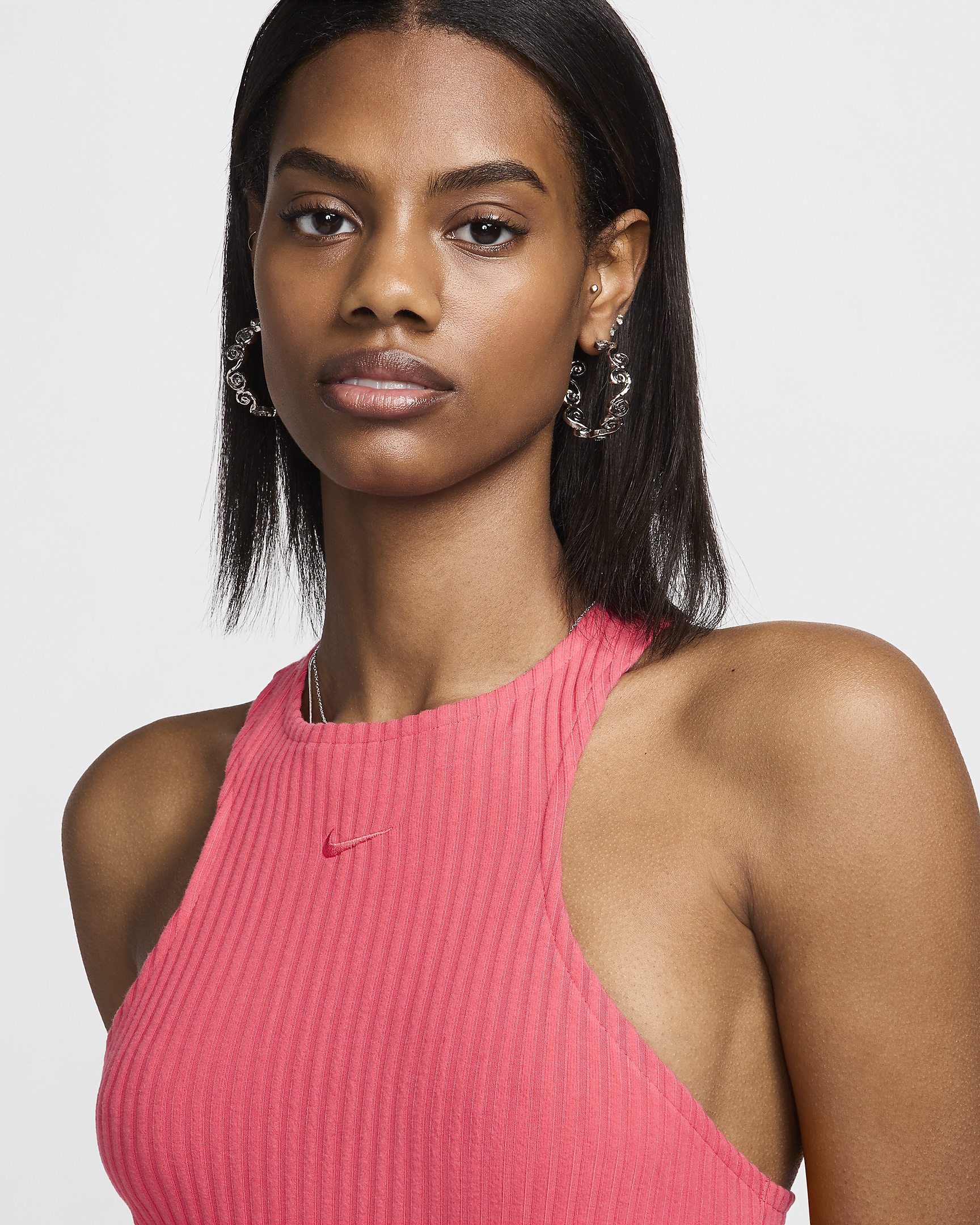 Nike Sportswear Chill Rib Women's Slim Sleeveless Midi Dress - 3