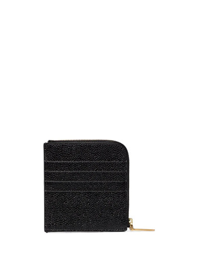 Thom Browne logo-loop zip-around wallet outlook