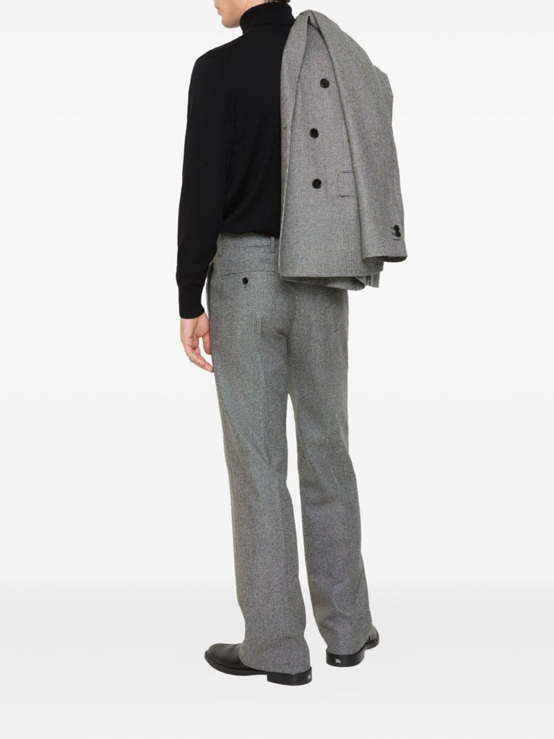 Puppytooth check tailored trousers 3