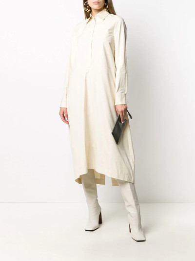 Jil Sander rear slit shirt dress outlook