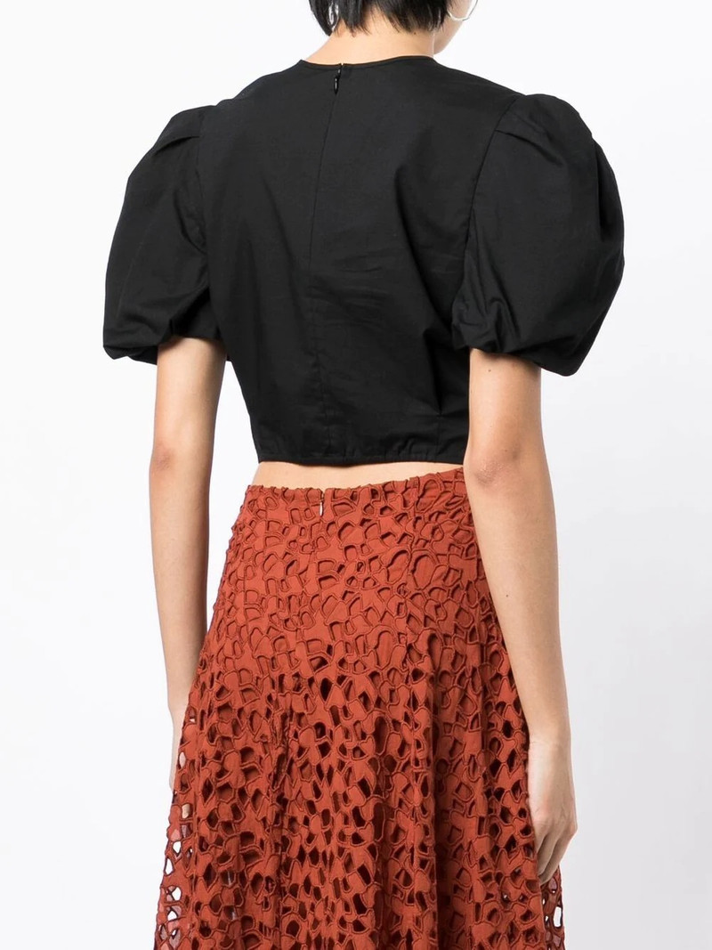 cropped knot T-shirt 4