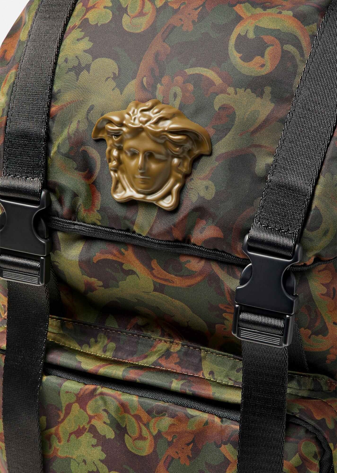 La Medusa Baroccoflage Print Backpack - 5