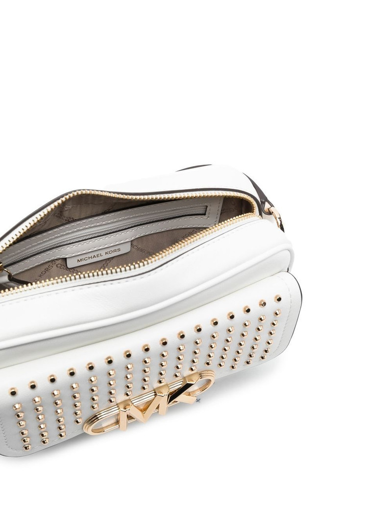 logo-plaque leather crossbody bag 5