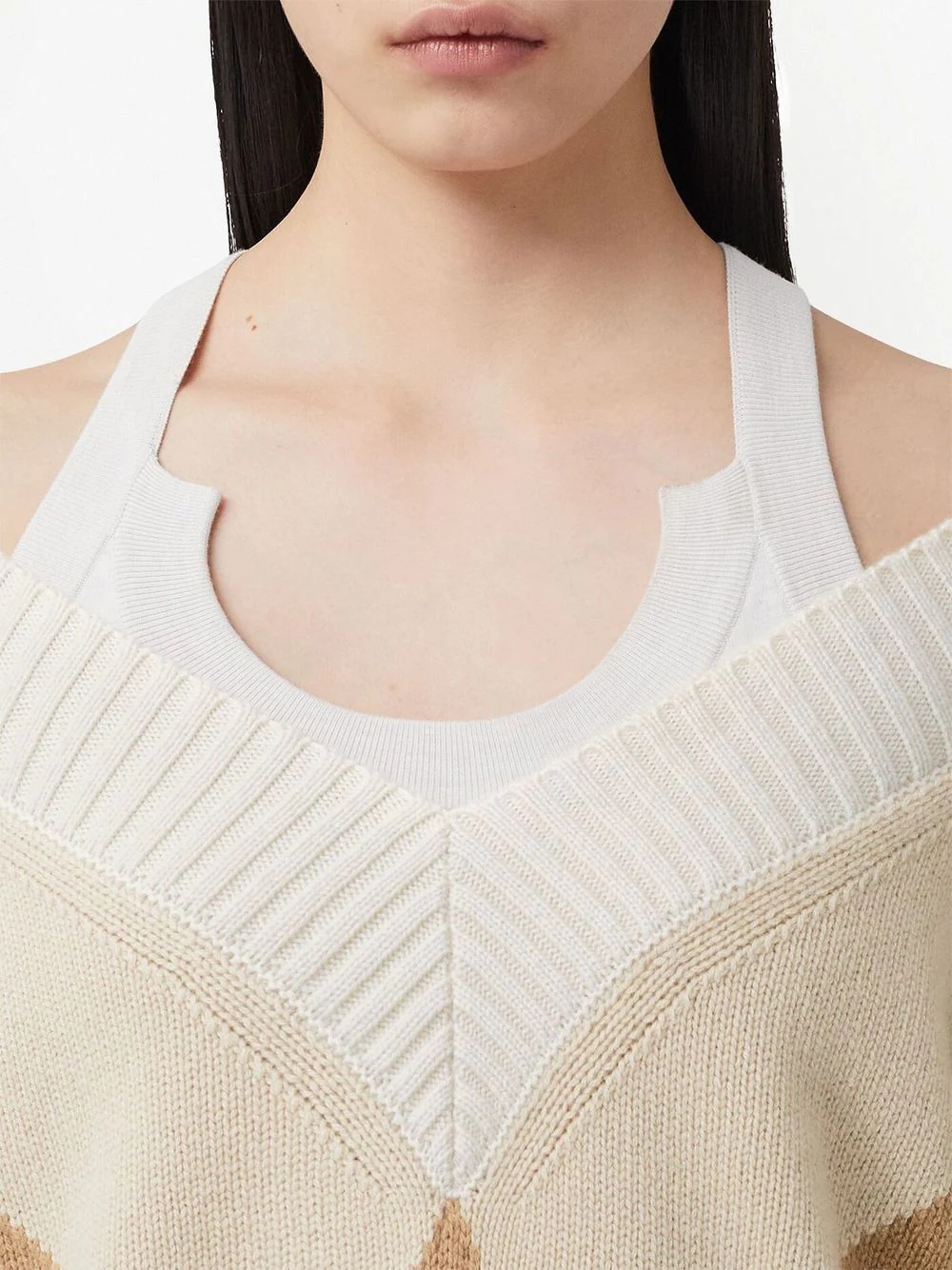 intarsia-knit pattern jumper - 5