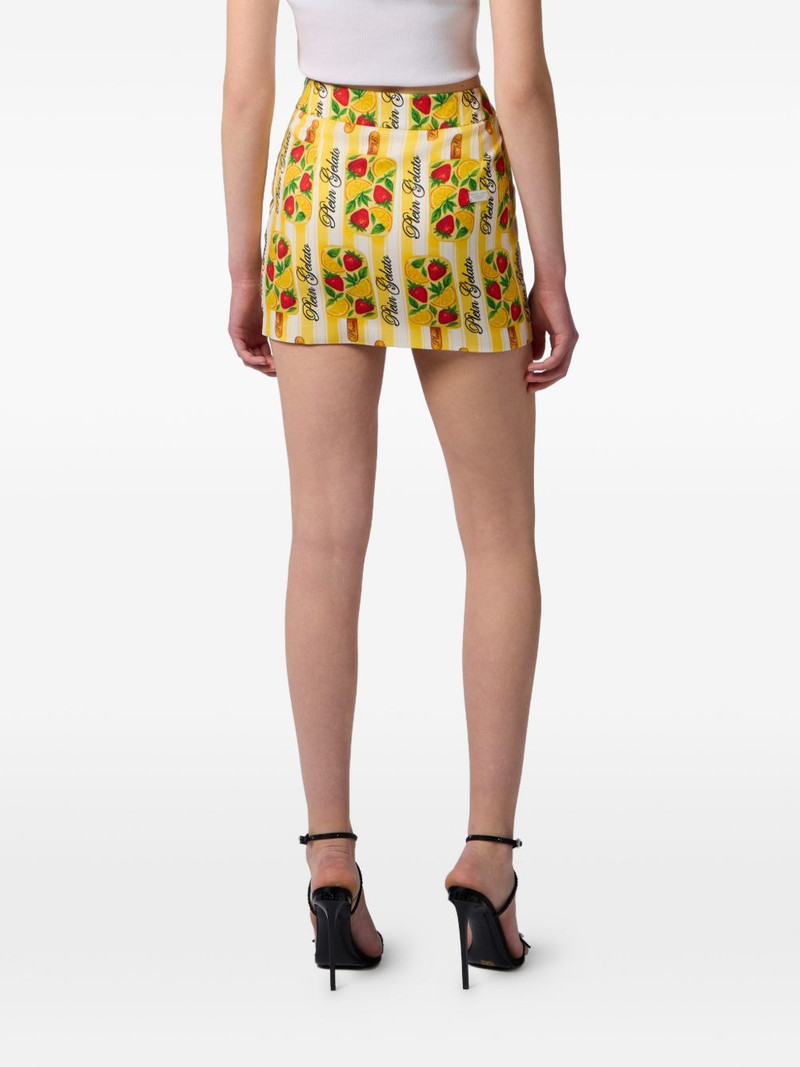 striped-detail mini skirt 4