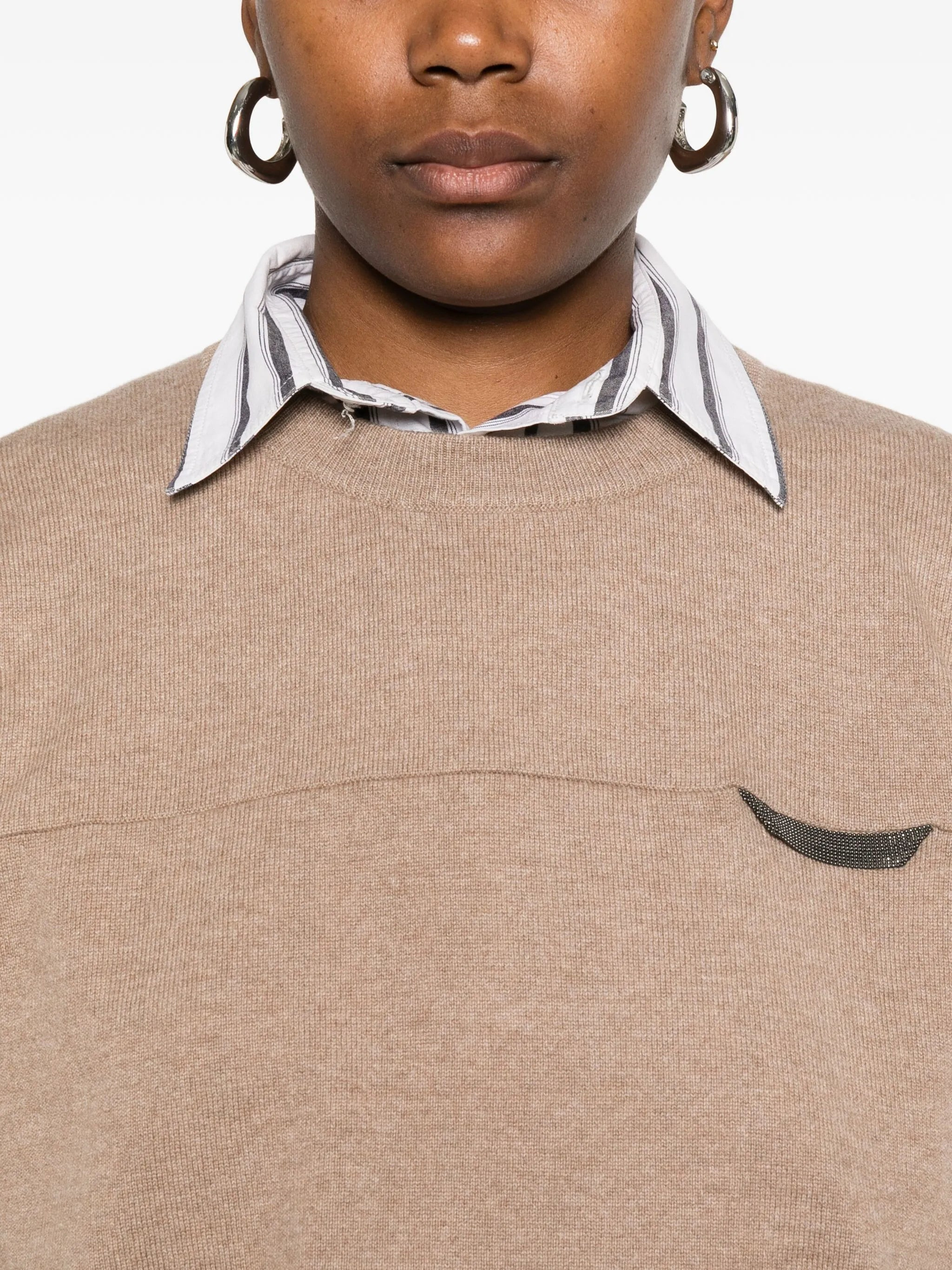Brunello Cucinelli Faux-pocket T-shirt - 3