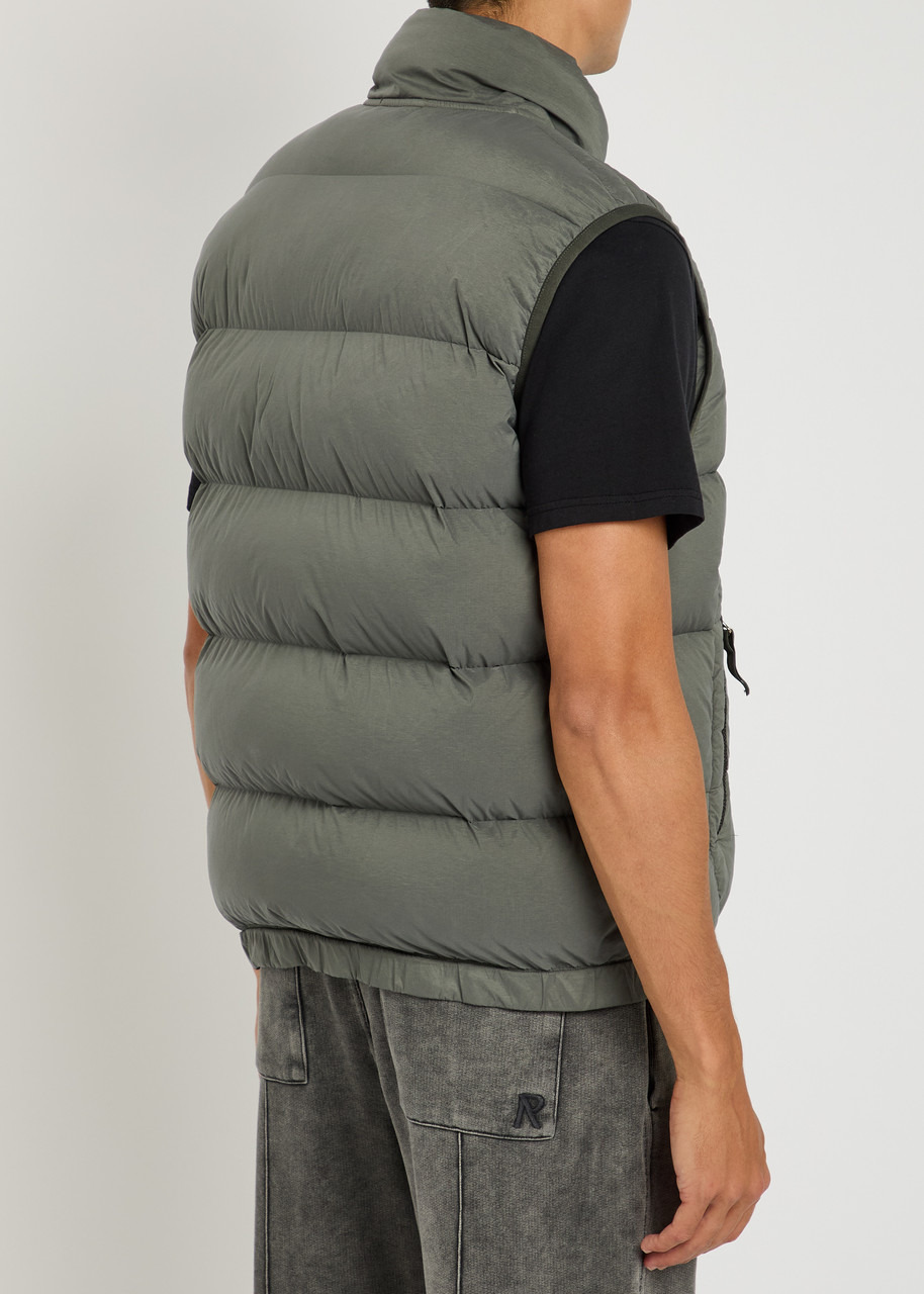 Stone Island Quilted Logo-patch Gilet - 3