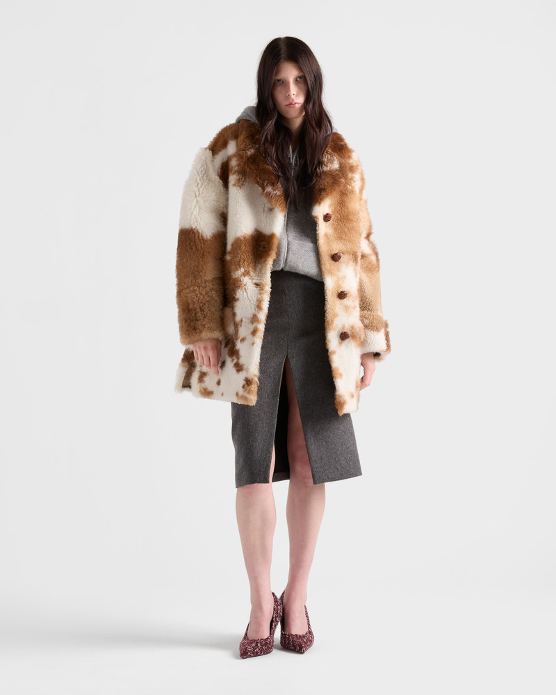 Prada Loden fabric pencil skirt outlook