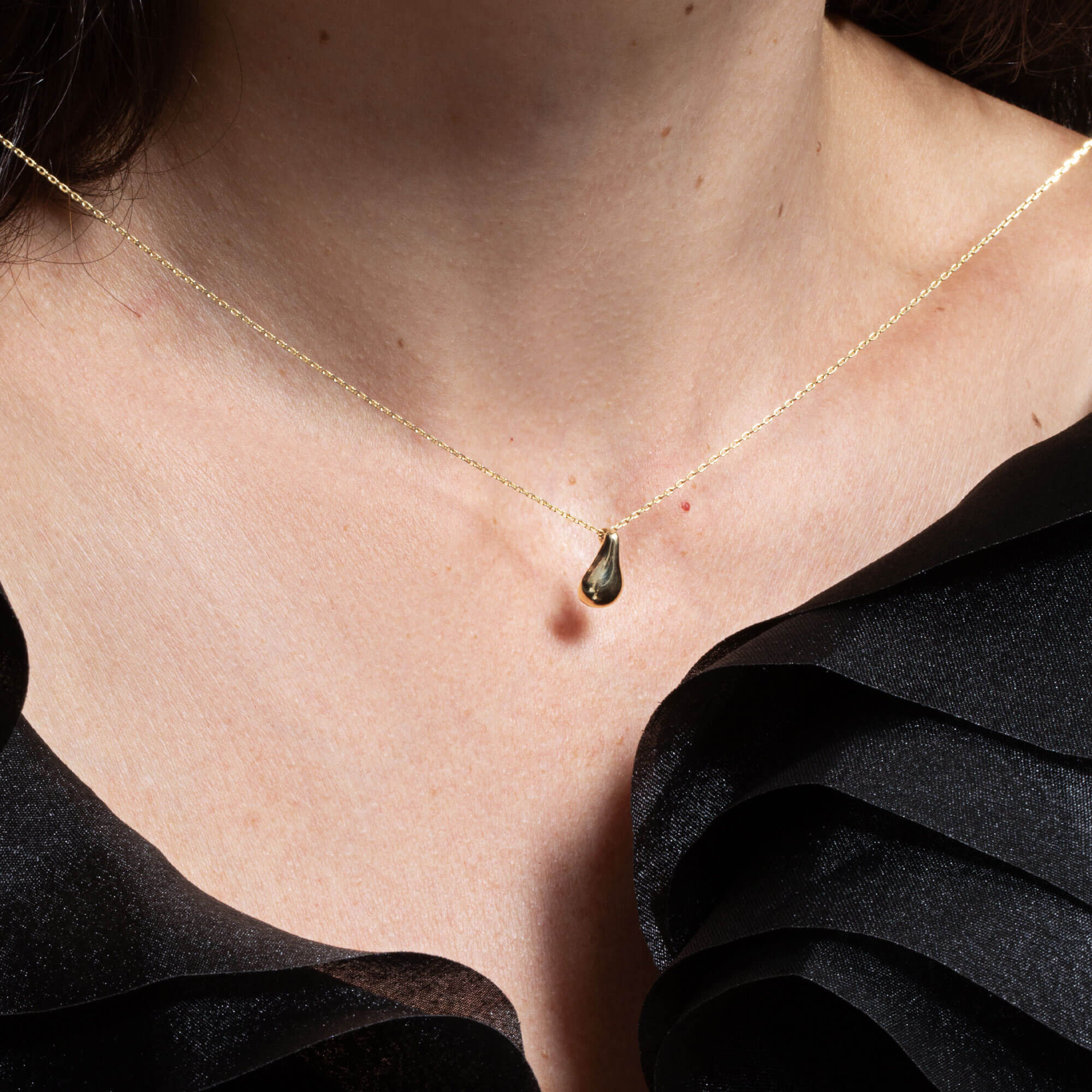 Gold Drop Necklace - 7