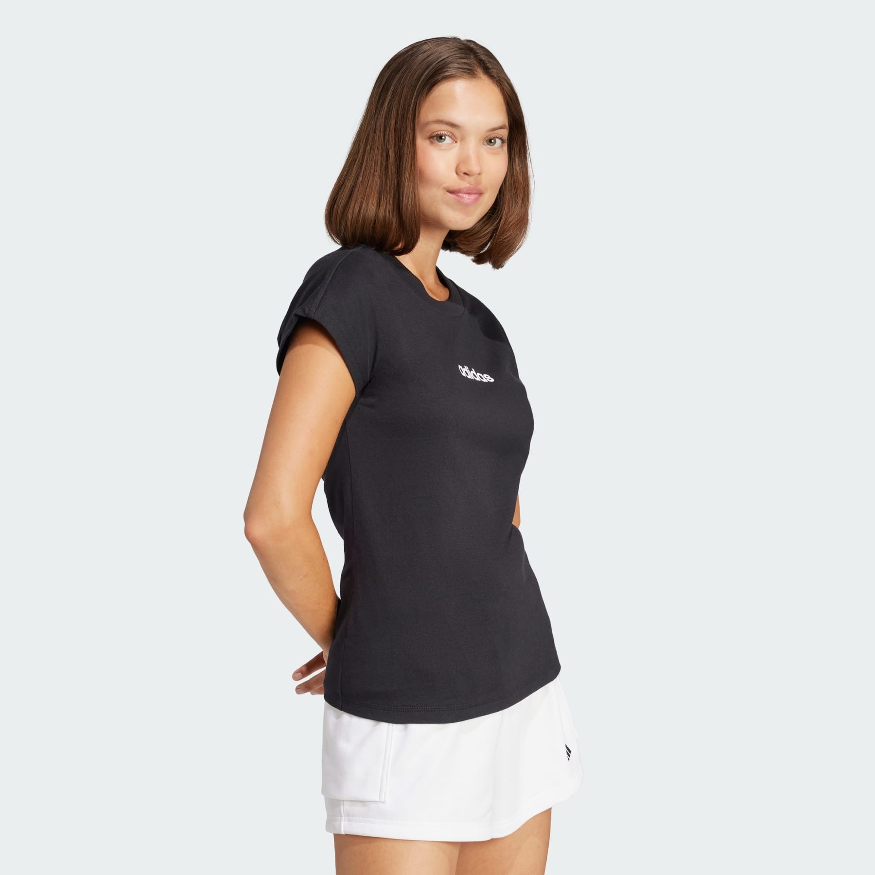 Essentials Linear Cotton Tee - 4