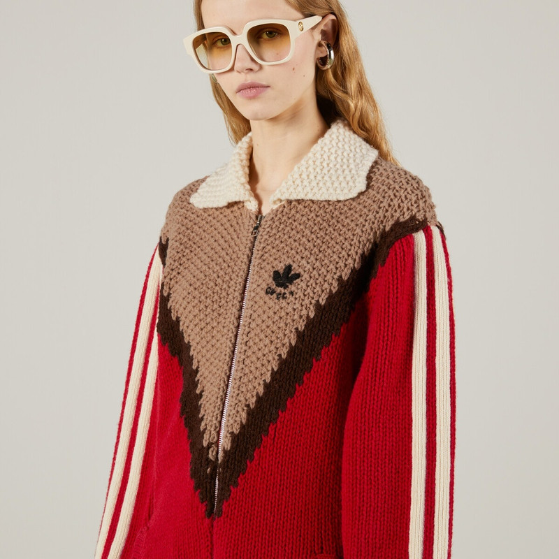 adidas x Gucci wool cardigan 3