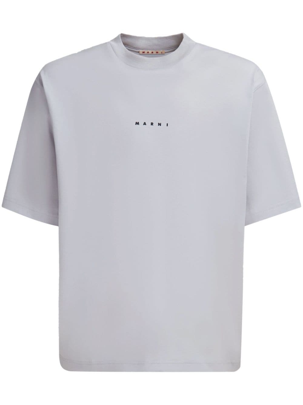 logo-print cotton T-shirt - 1