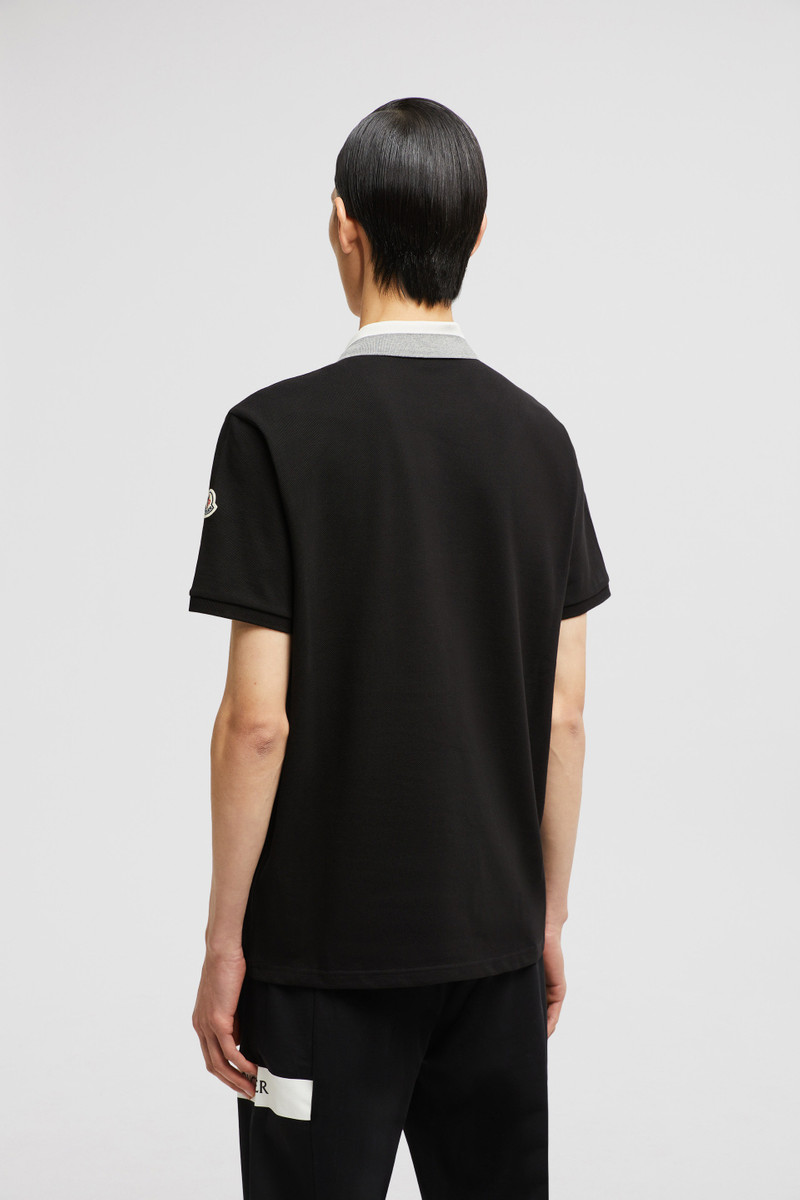Embroidered Logo Cotton Piquet Polo Shirt 5
