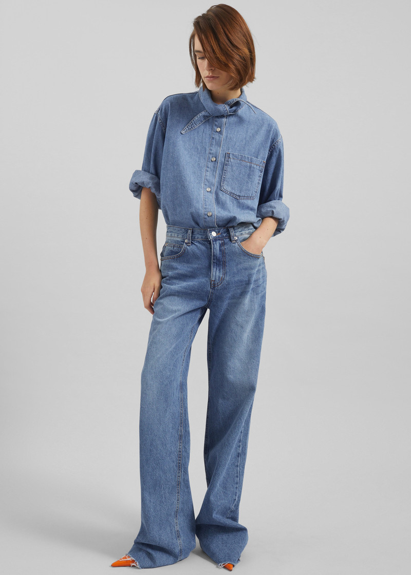 Varzy Denim Shirt - Medium Wash 7
