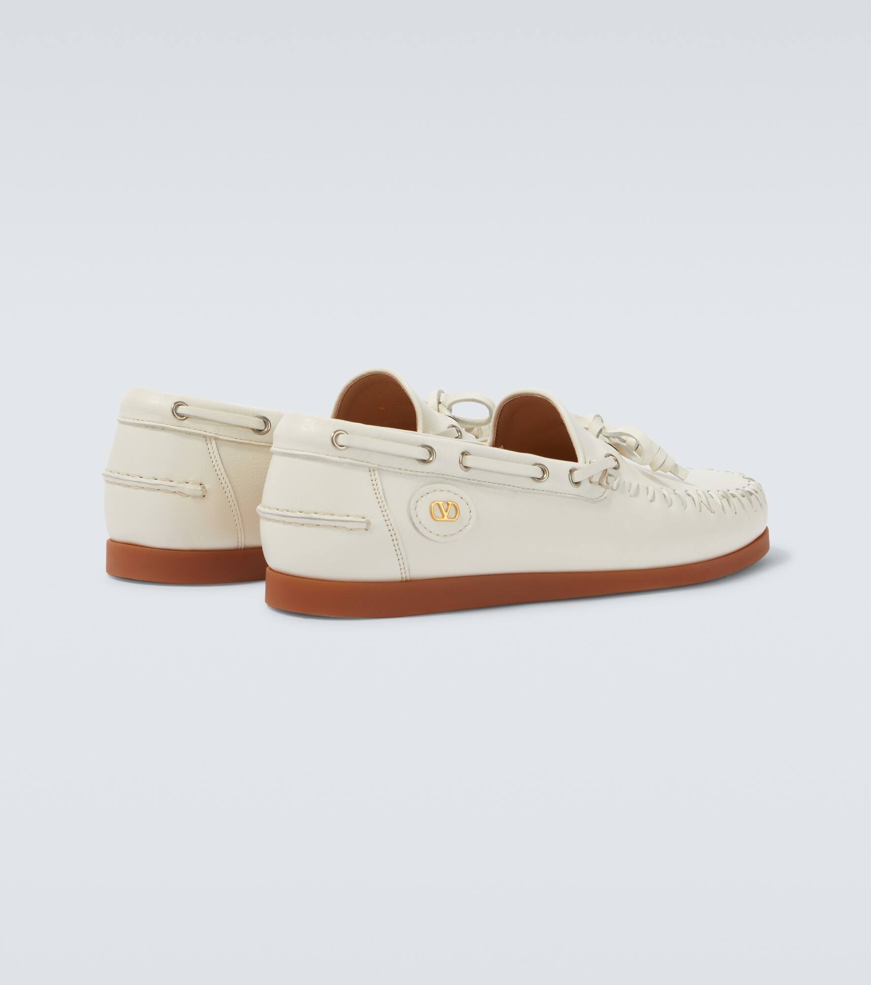 Leather boat shoes - 6