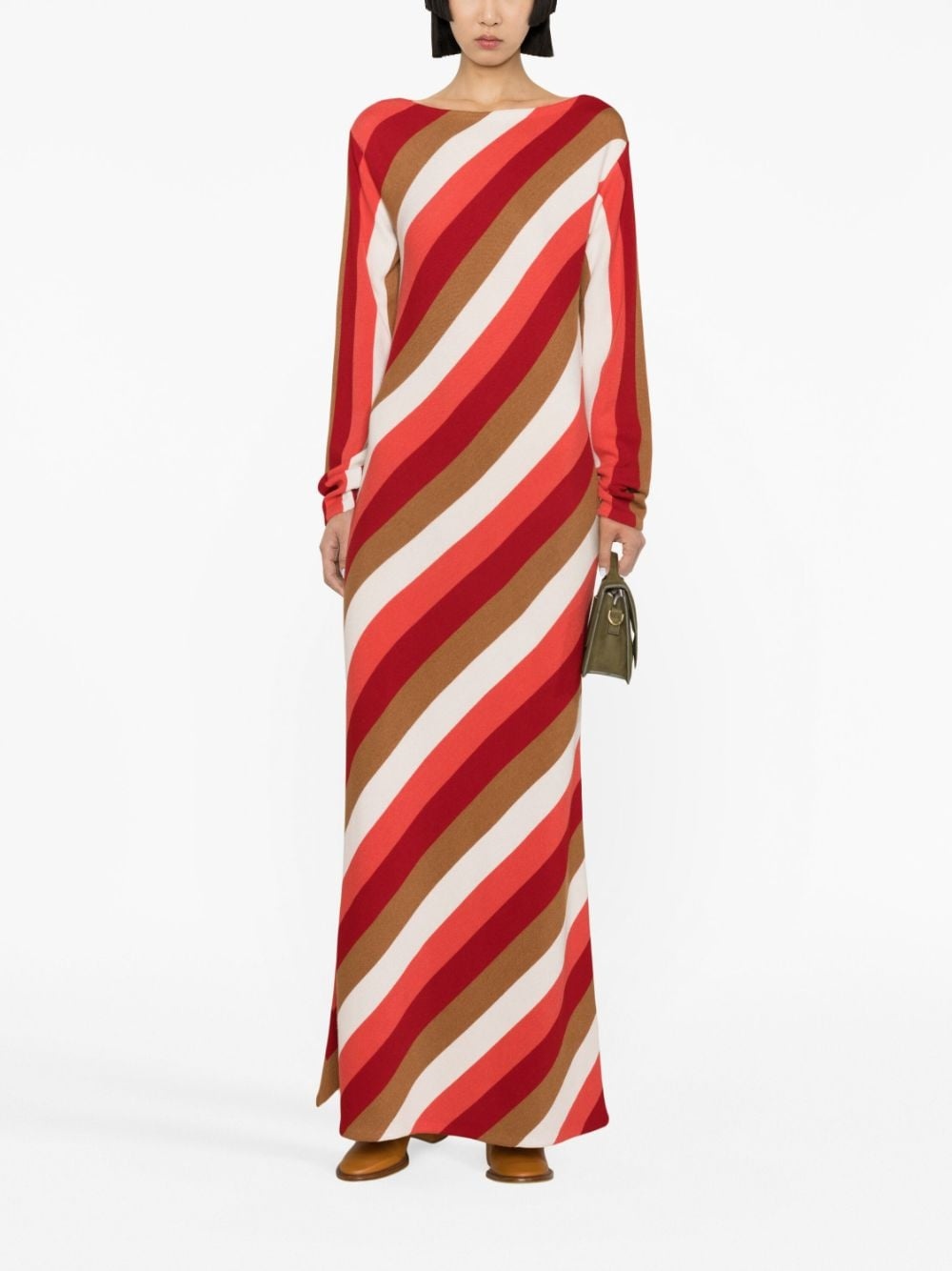 Swing striped knit maxi dress - 2