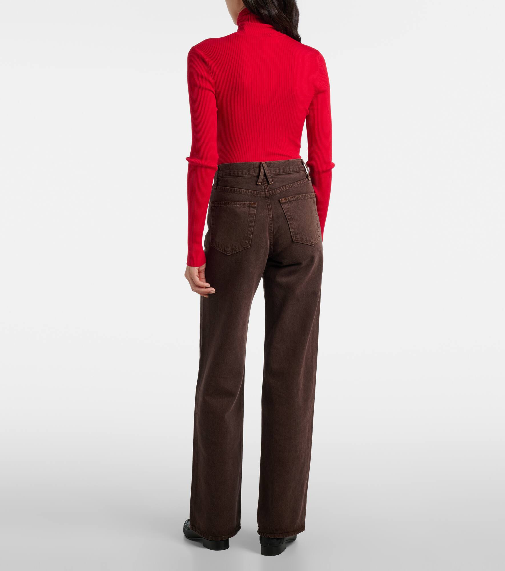 Grace high-rise wide-leg jeans - 3