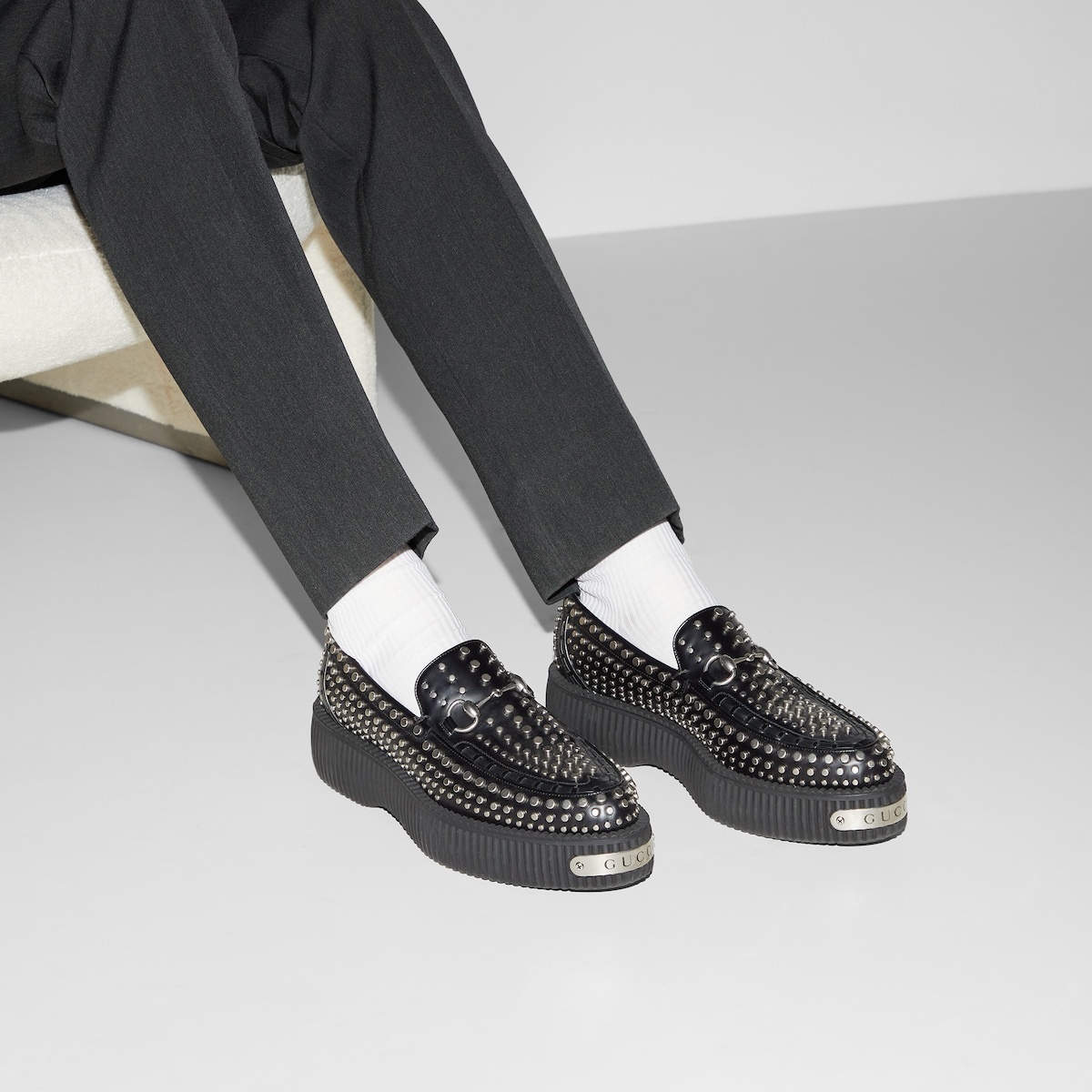 Men's Gucci Horsebit creeper loafer - 3