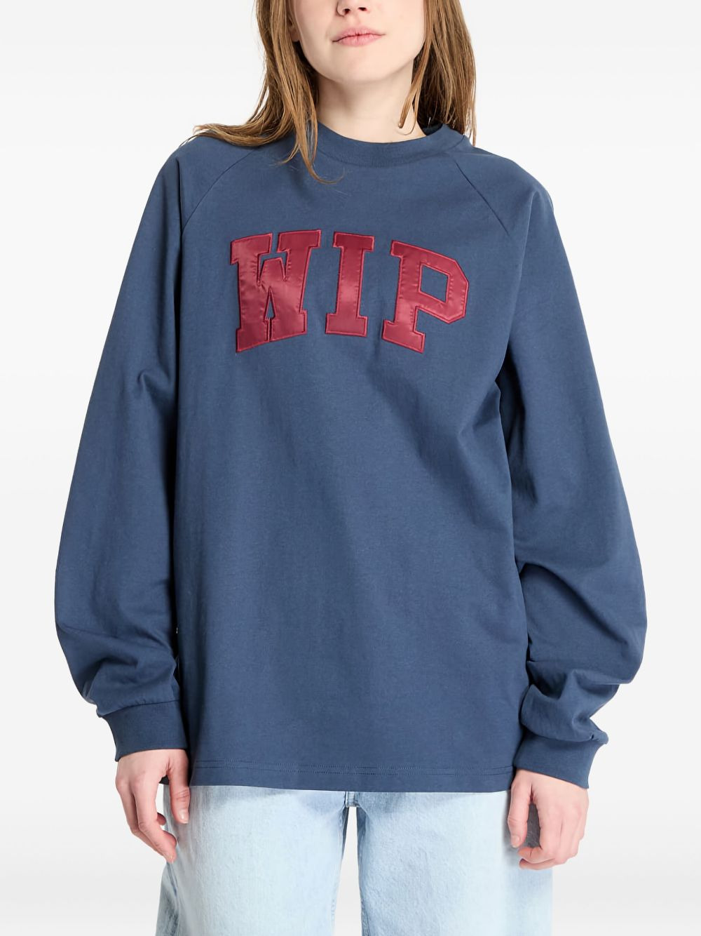 WIP raglan-sleeve sweatshirt - 4