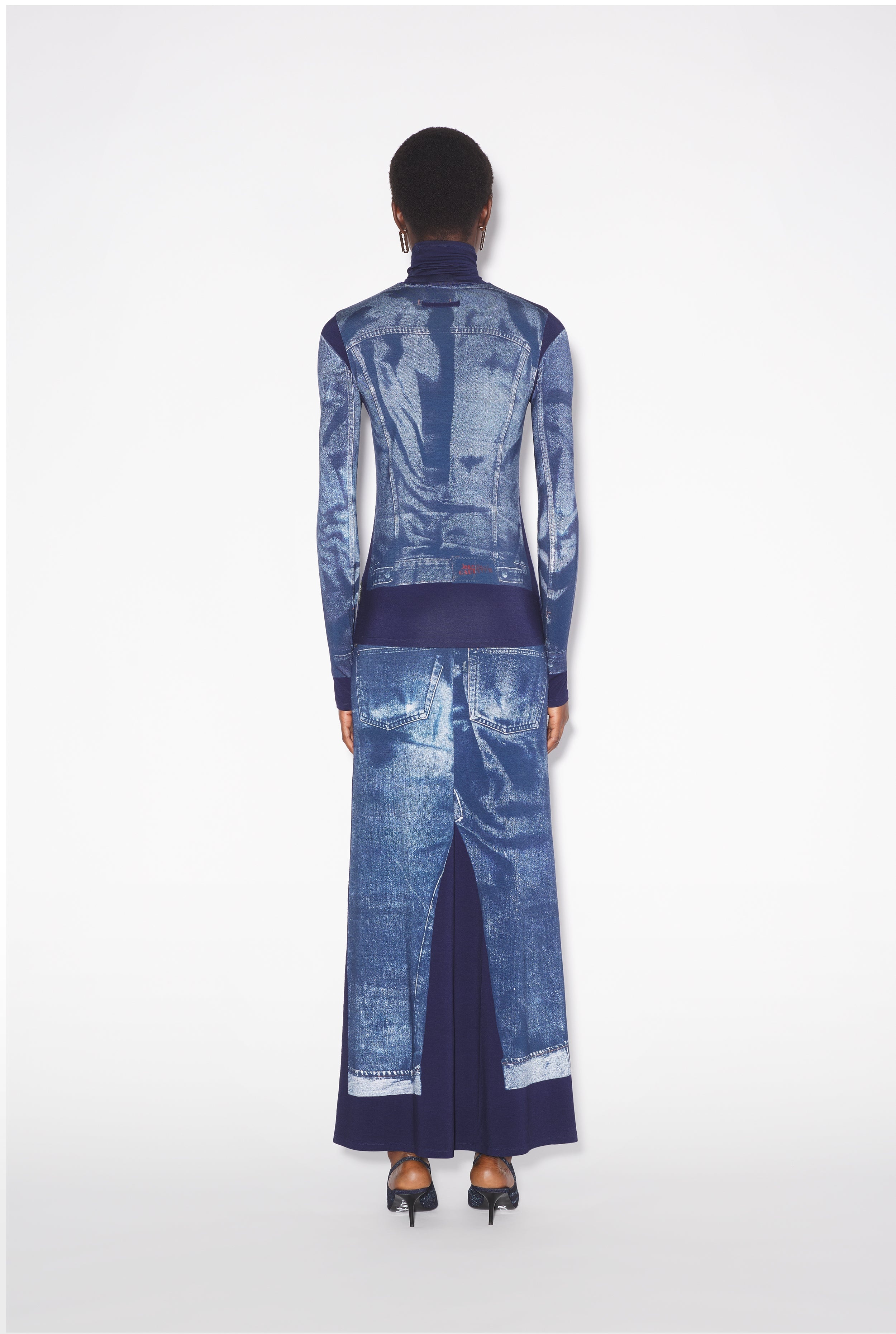 THE BLUE DENIM TROMPE L’OEIL TOP - 7