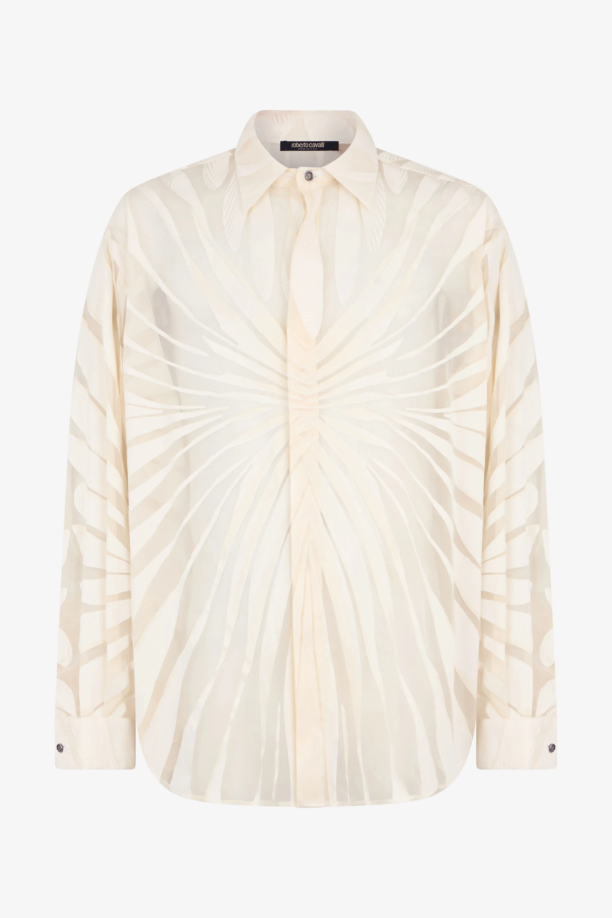 Shirt With Ray Devoré Print - 1