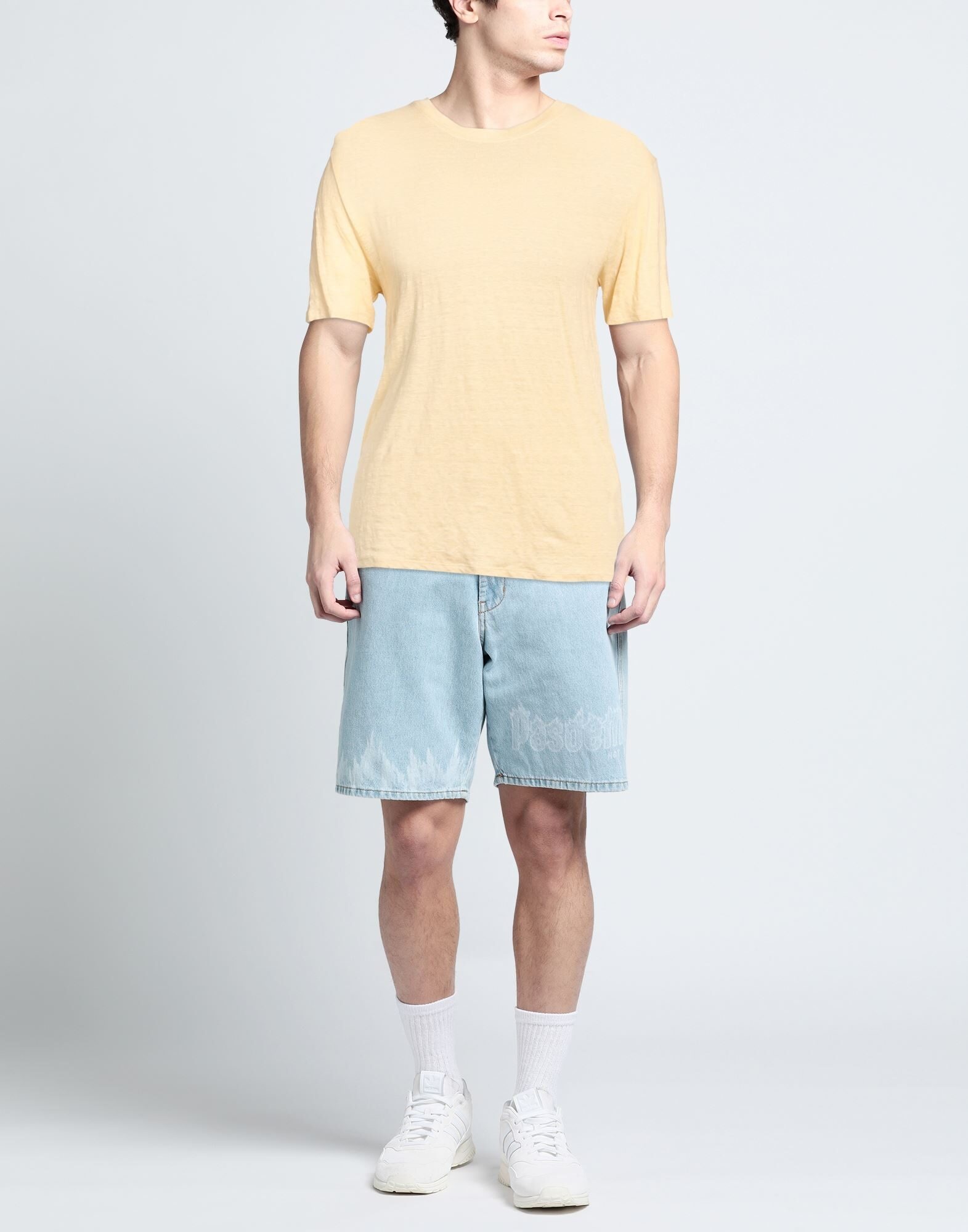 Yellow Men's Basic T-shirt - 2