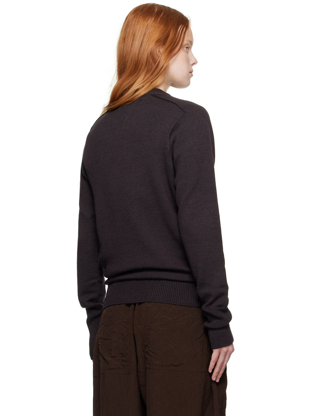 Brown Inverness Sweater - 3