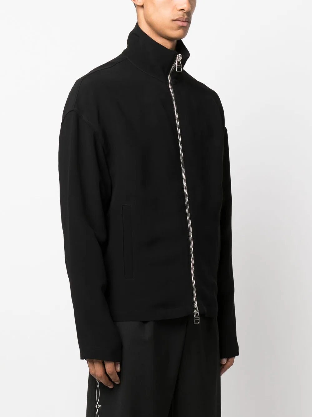HIGH-NECK ZIPPED JACKET - 3