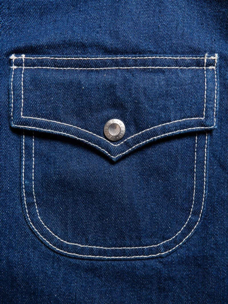 Anja Western Denim Jacket Blue 7