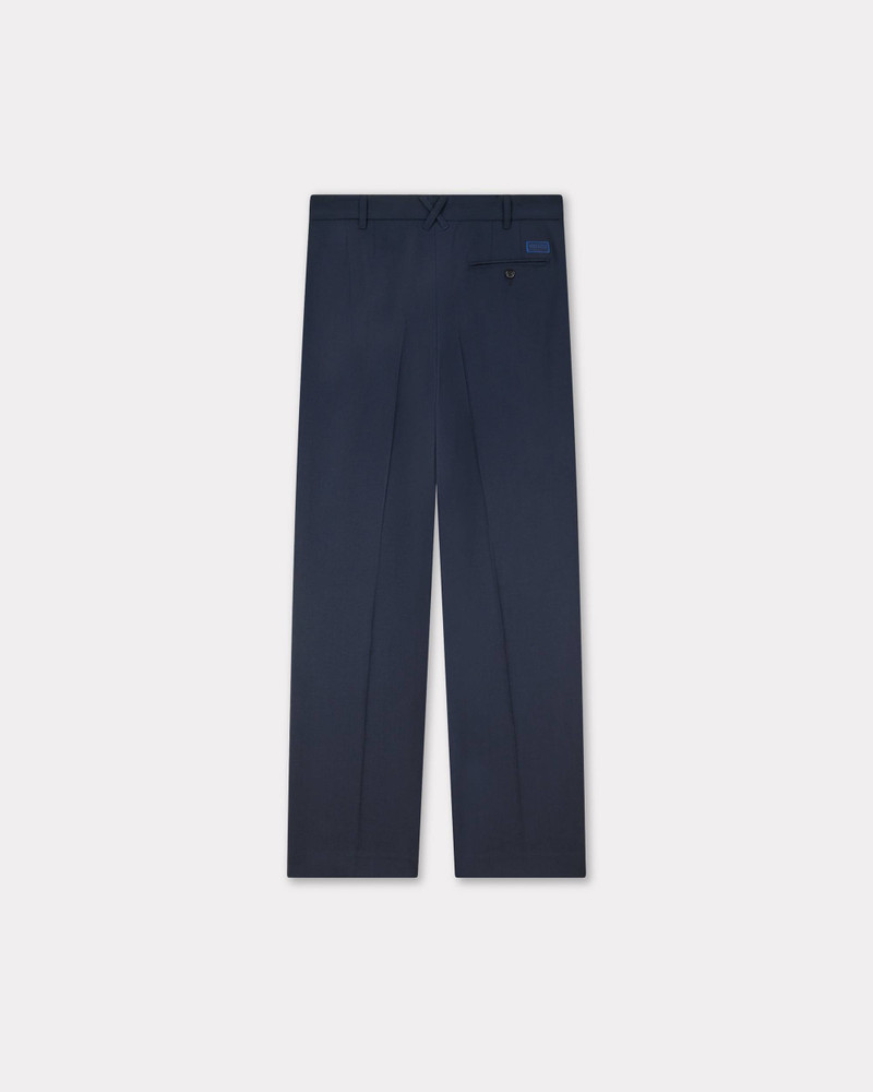 KENZO Pleated tailored pants in virgin wool outlook