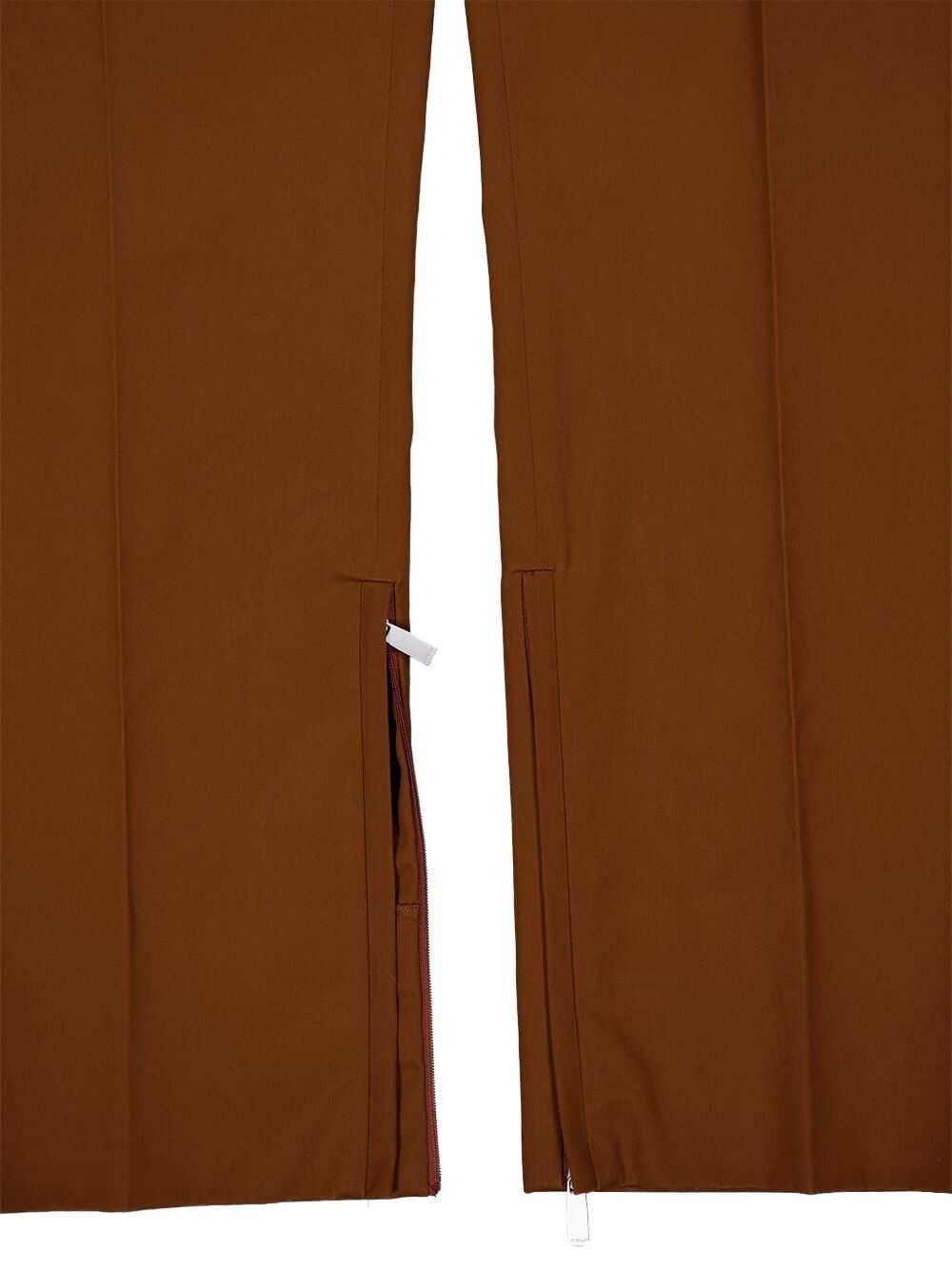 cotton straight-leg trousers - 5