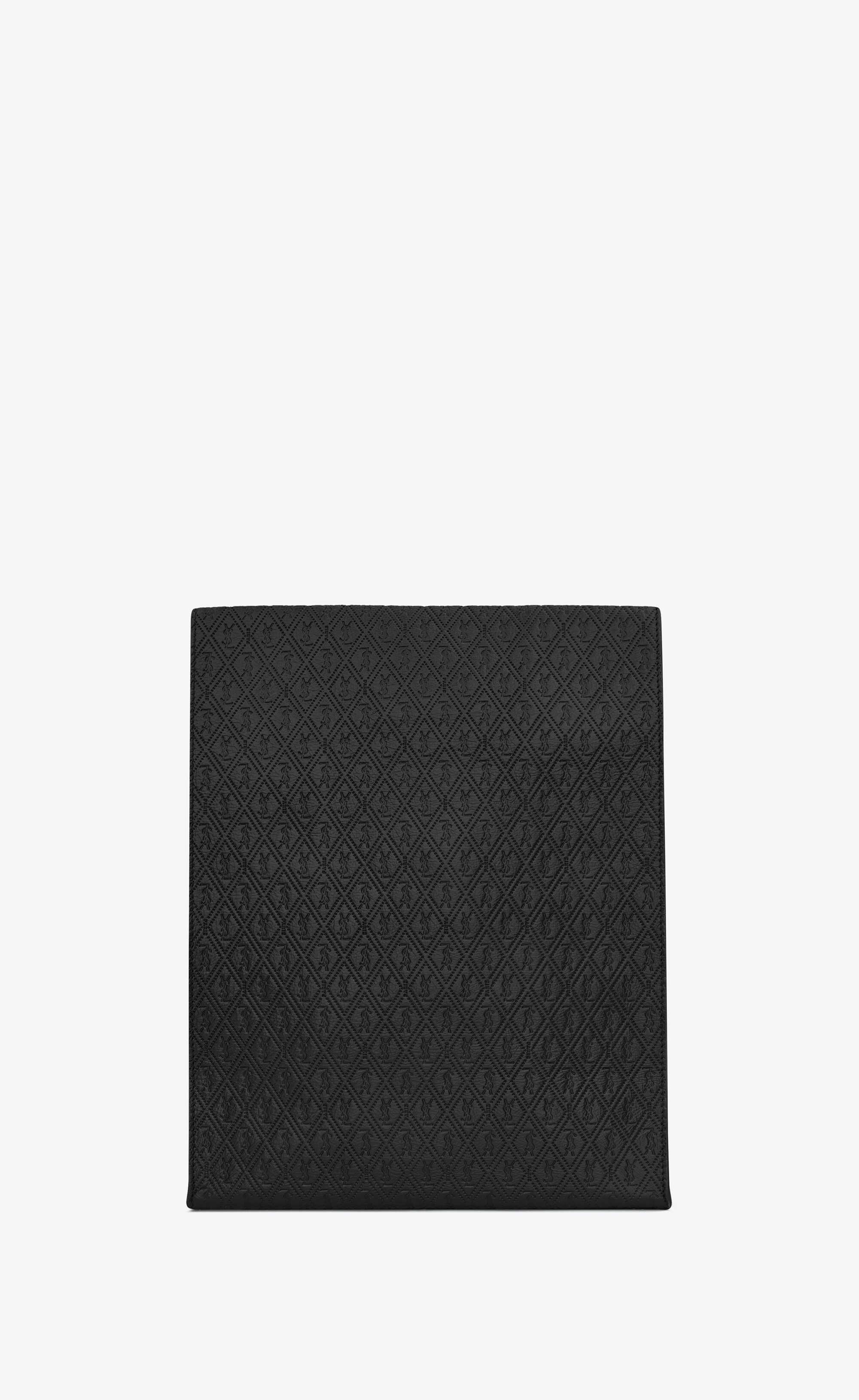 le monogramme deli paper bag in monogram embossed leather - 3