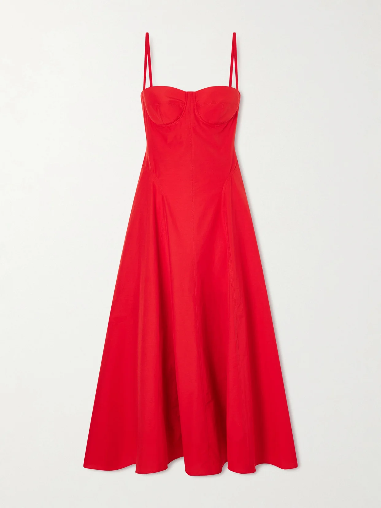 Marigot Paneled Cotton-blend Poplin Maxi Dress - 1