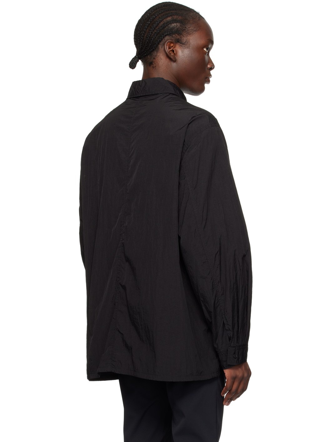 Black Hand-Dyed Jacket - 3