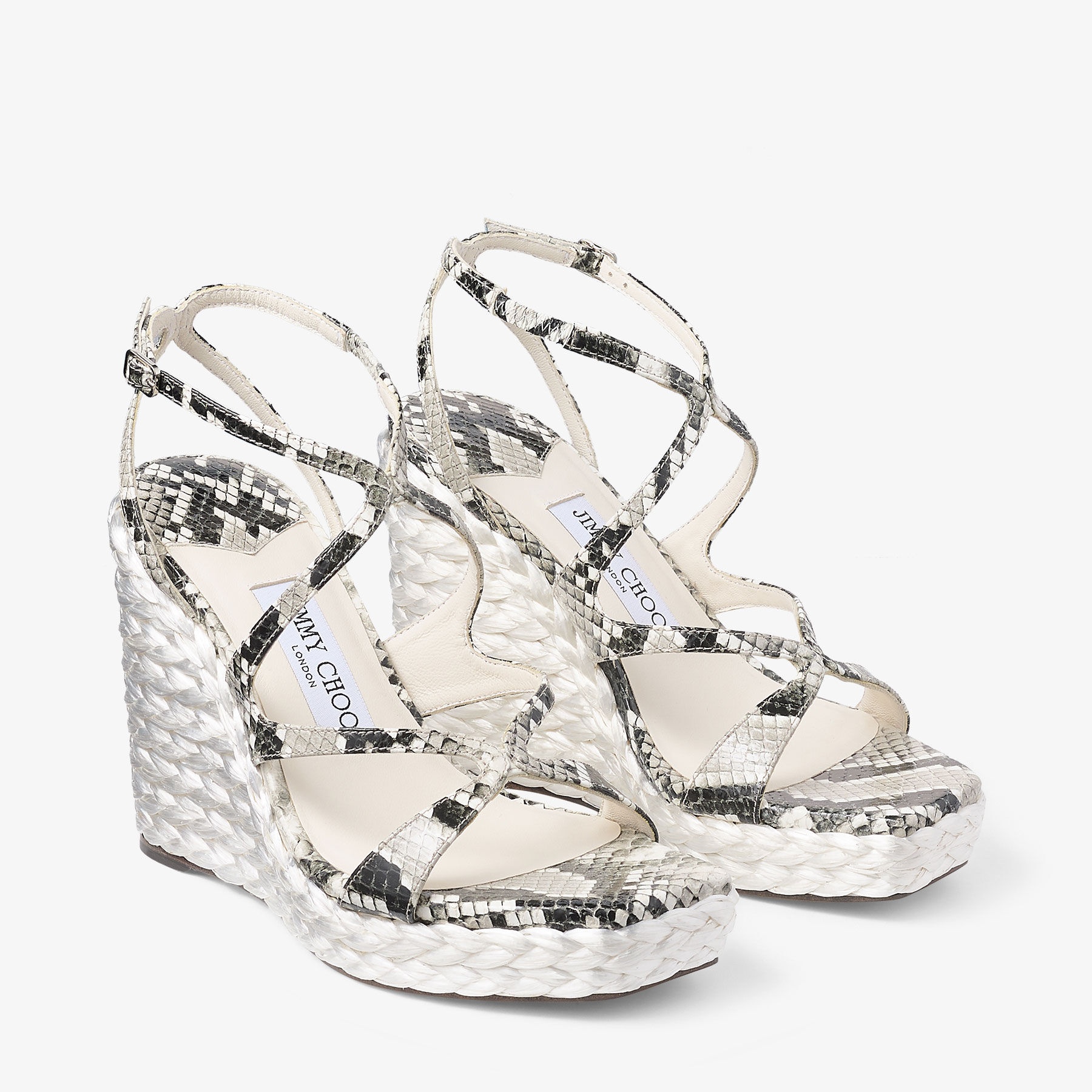 Ayla 110
Roccia Snake Print Wedge - 3