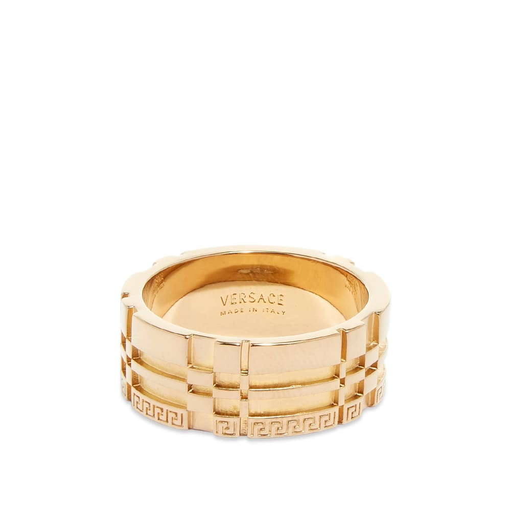 Versace Logo Geometric Ring - 1