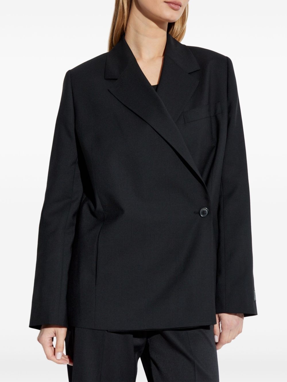 virgin wool blazer - 3