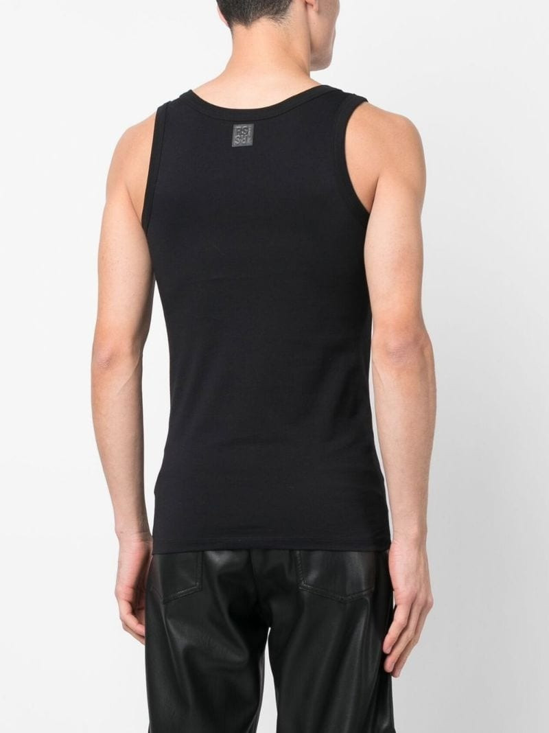 logo print tank top 4