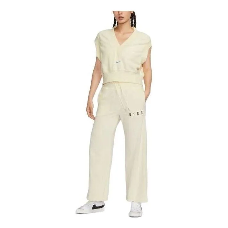 (WMNS) Nike Trry Cozy Pant 'Beige' FV4011-113 - 1