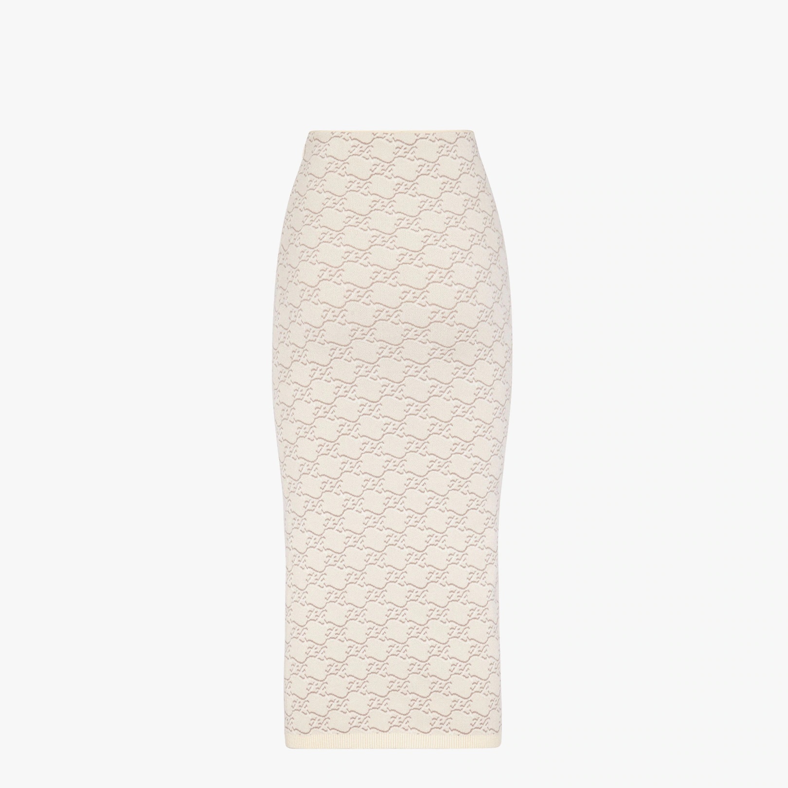 White velvet and viscose skirt - 2