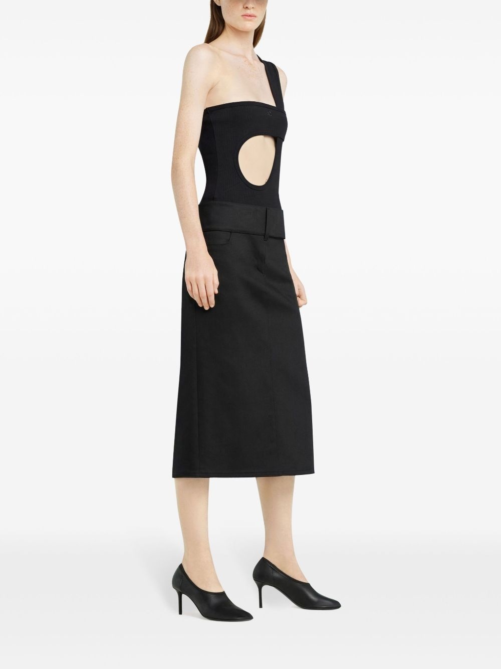 belted midi skirt - 3