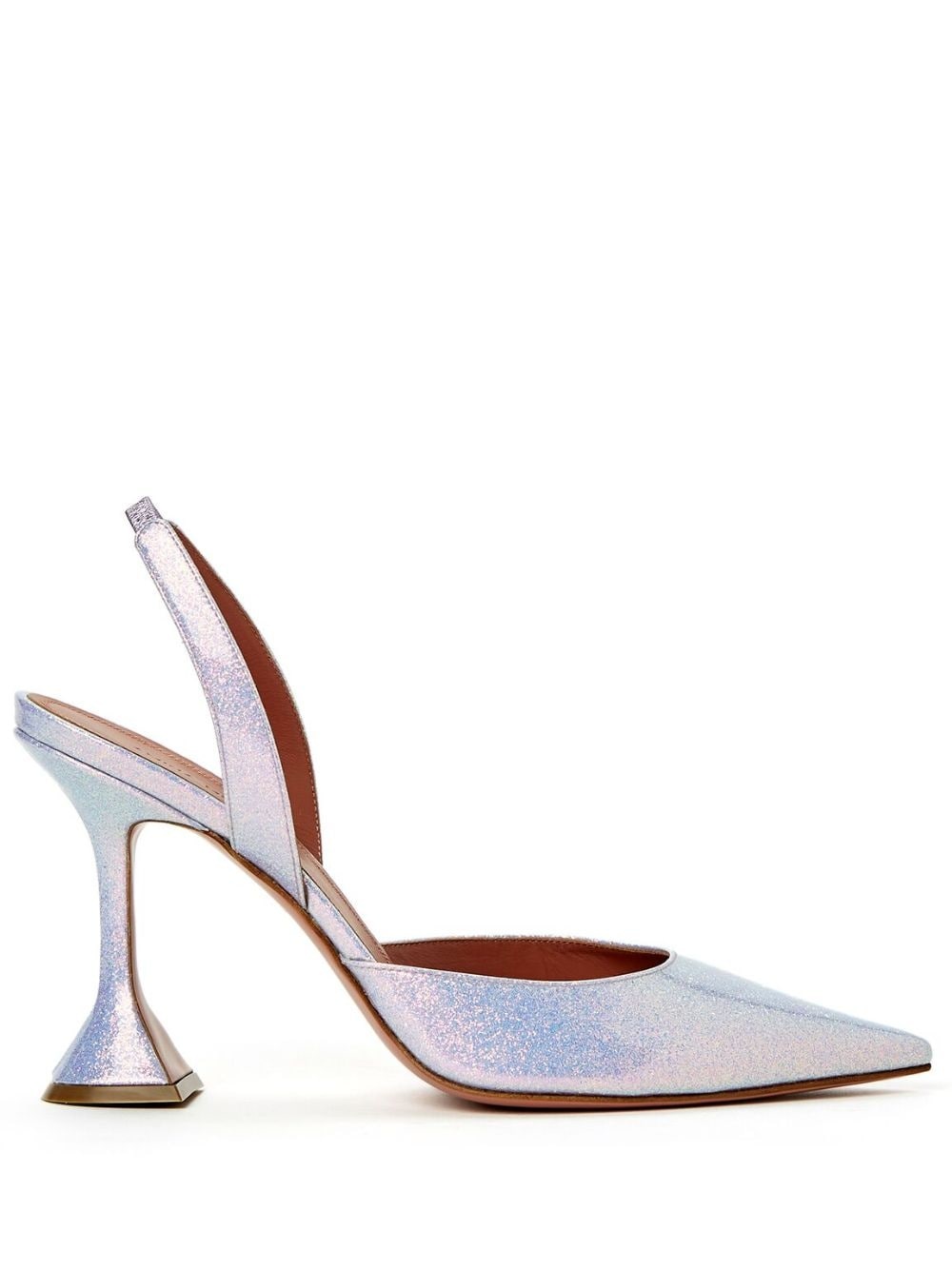 Holli 95mm Iridescent Slingback Pumps