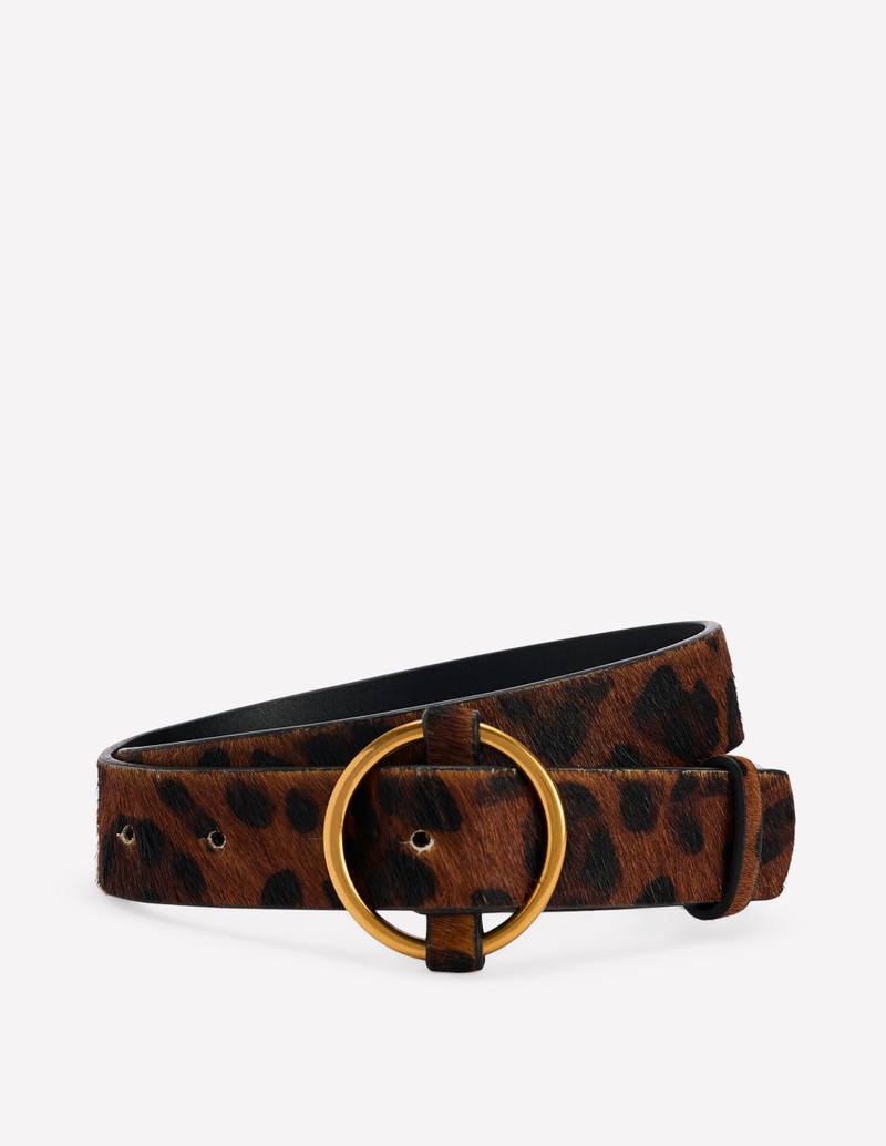 Heritage Classic Belt-Leopard Pony 1