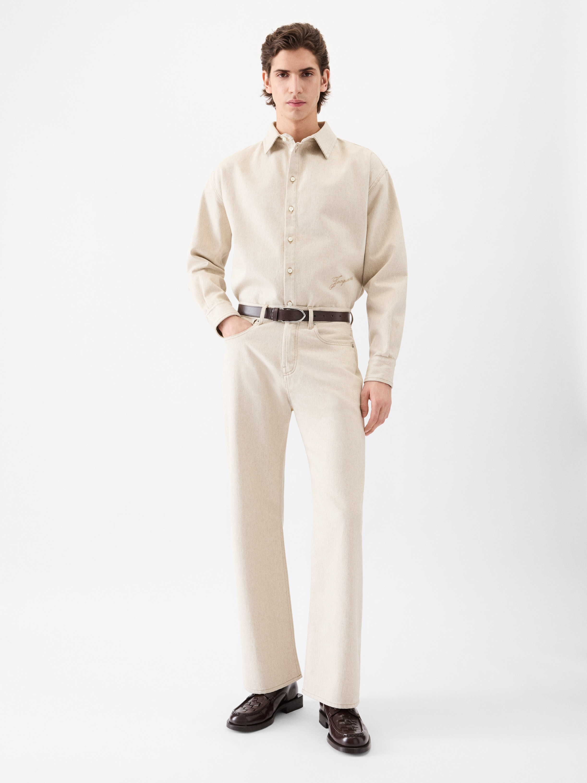 The straight de-Nîmes denim pants - 2